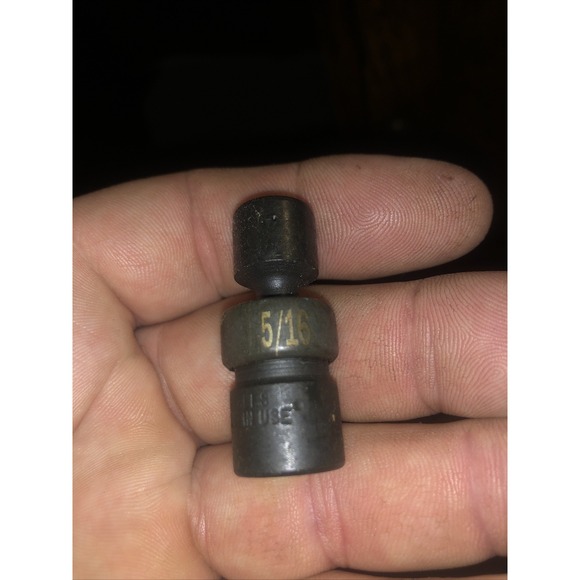 Sk & Company Other - SK 1/4" Drive 6 Point SAE 5/16" Shallow Swivel Impact Socket USA